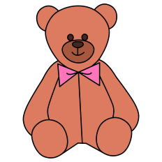 Teddy Bear with Bow