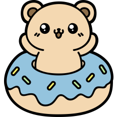 bear in a donut