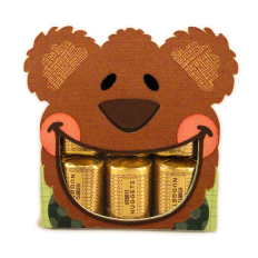 Mouth Nugget Teddy Wide Choc Card