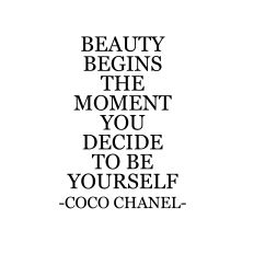 beauty begins coco chanel quote svg wall art