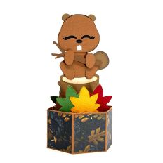 Beaver Pop Up Card