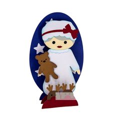 Bedtime Mrs. Claus Slice Card