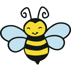 Bee with Color Layers