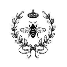 Royal Bee Emblem Frame