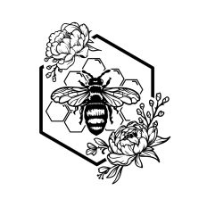 Bee and Honeycomb 