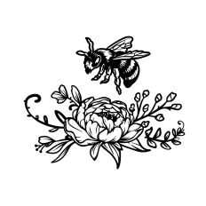 Bee and Peony