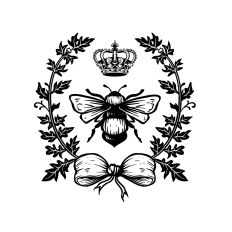 Royal Bee Emblem Frame