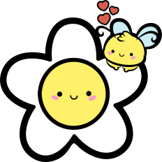 cute bee on a daisy