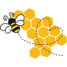 Bee and Honeycomb