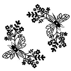 Bee flourish