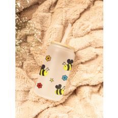 LIBBY GLASS WRAP, BEE + FLOWER SVG WRAP