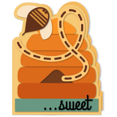 Bee and Hive Sweet Card