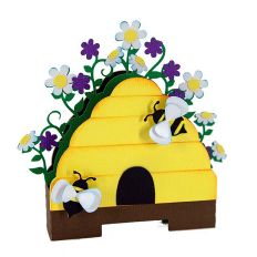 Beehive Box Card SVG