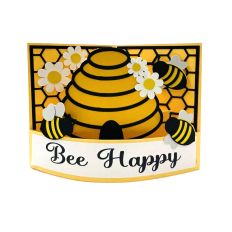 Beehive  and Bees Curvy Card 5 x7 