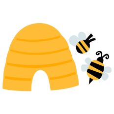 Beehive and Bees