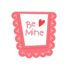Be Mine Matchbook Card