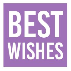 Best Wishes Bold Sentiment