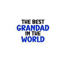 The best grandad in the world svg