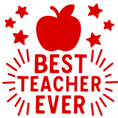 Best Teacher Ever Apple