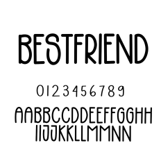 Bestfriend Font