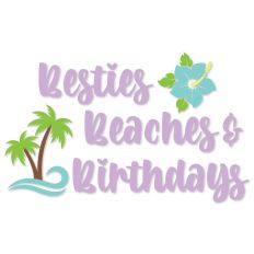 Besties Beaches and Birthdays, Beach Party Design