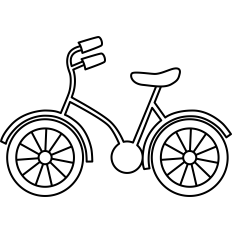 Bicycle Outline