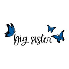 Big Sister with Butterflies