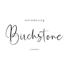 Birchstone Font