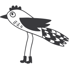 Bird with Boots