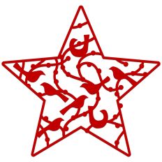 Birds in Branches Star
