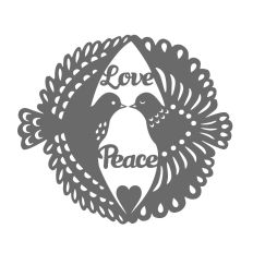 Birds love peace