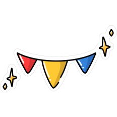 pennant birthday banner