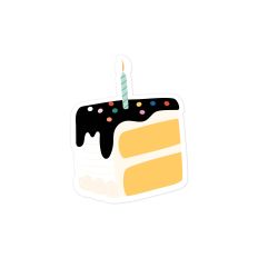 Birthday Cake Slice