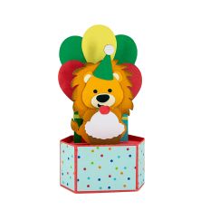 Birthday Lion Pop Up Card