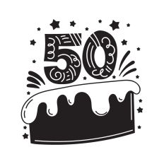 50th Birthday cake