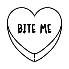 Bite Me SVG | Halloween SVG | Halloween Clipart