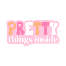Pretty Things Inside Delivery Sticker