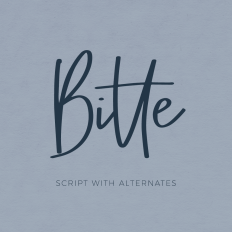 Bitte Script Font