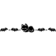 black cat divider