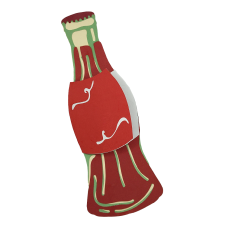 Classic Soda Pop Bottle Card
