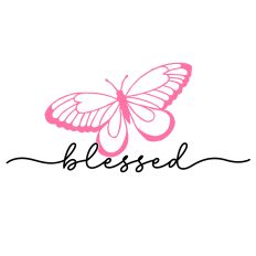 Blessed Butterfly Word