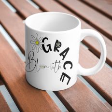 Bloom with Grace Daisy Mug