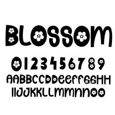 Blossoms Font