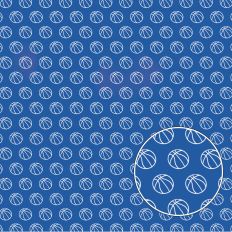Blue Basketball Background Pattern