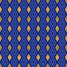 blue and gold diamond pattern