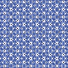 blue and white geometric pattern