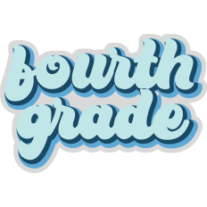 School Sign Fourth Grade