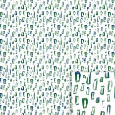 Blue and Green Hand Drawn Rectangles