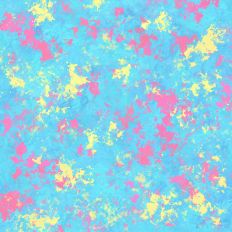 blue, pink, and yellow splatter pattern