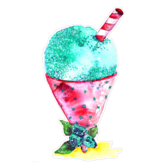 Blue Raspberry Snow Cone